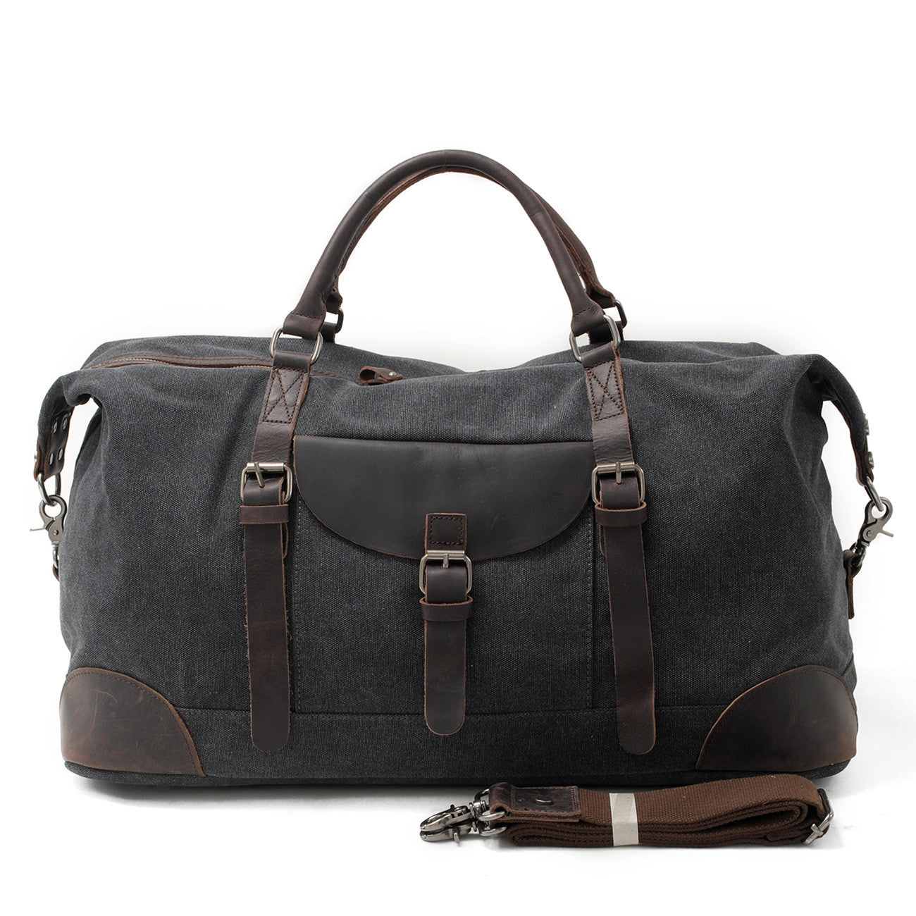 VLOVELAW 2025 Muchuan cloth bag large capacity canvas handbag messenger men's bag luggage bag mad horse leather travel bag household leisure simple