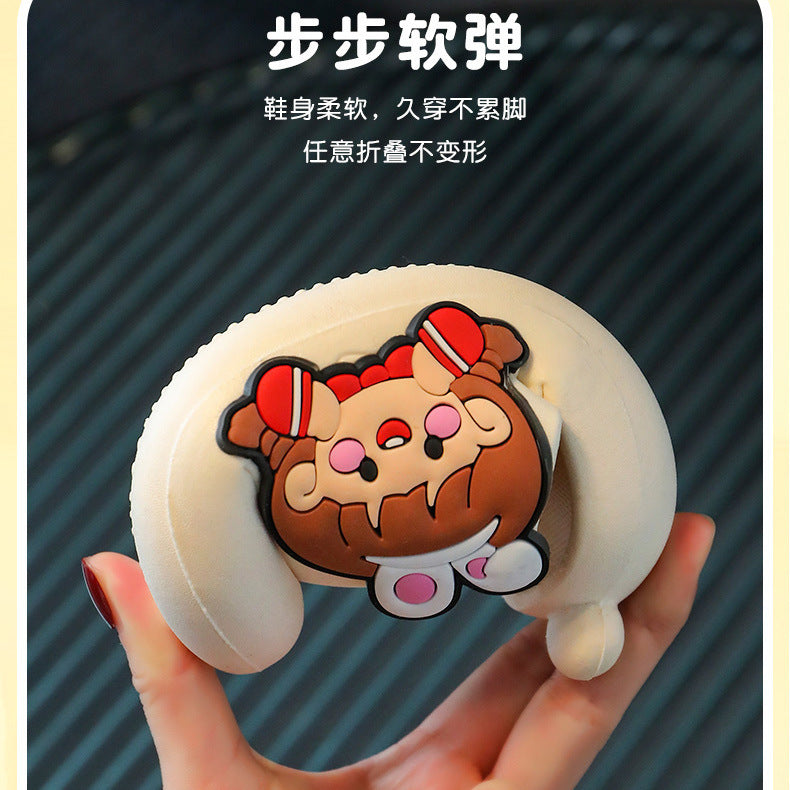 VLOVELAW Children's Slip-on Slippers Girls' Cute Princess Non-Slip Soft Bottom Home Outdoor Slippers Summer Wholesale