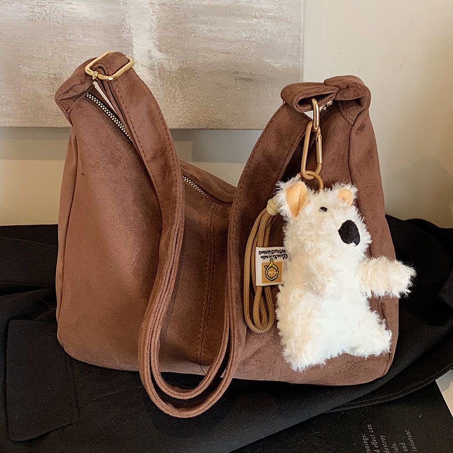 VLOVELAW 2025 Soft-faced large-capacity bag women's popular new shoulder tote bag fashionable versatile Popular-style student commuter messenger bag