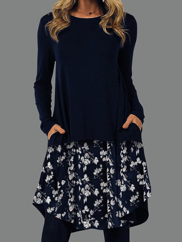 VLOVELAW New Version in Stock for Independent Station Wish European and American National Style Fashion Casual Spring and Autumn Dress