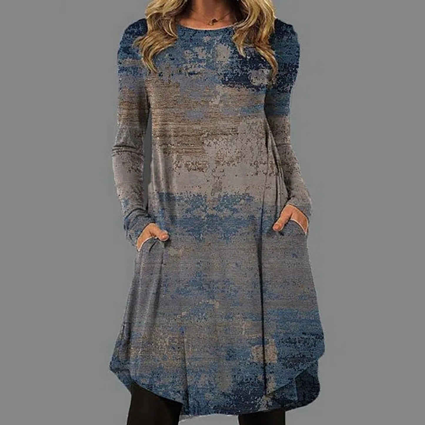 VLOVELAW New Version in Stock for Independent Station Wish European and American National Style Fashion Casual Spring and Autumn Dress
