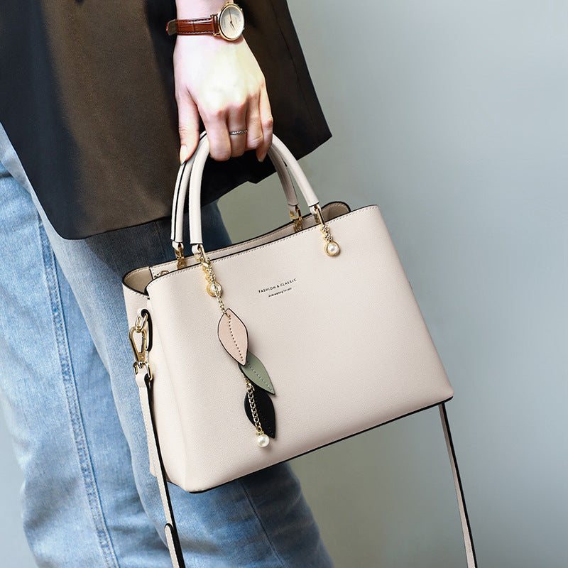 Viney Bag New Bags Women's Bag Crossbody Bag Spring and Summer High-Grade Genuine Leather Mother Portable Shoulder Bag