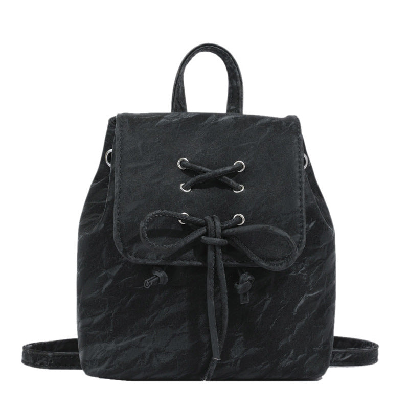 VLOVELAW 2025 Niche design bag popular new versatile chain backpack women's portable bucket bag premium sense going out backpack