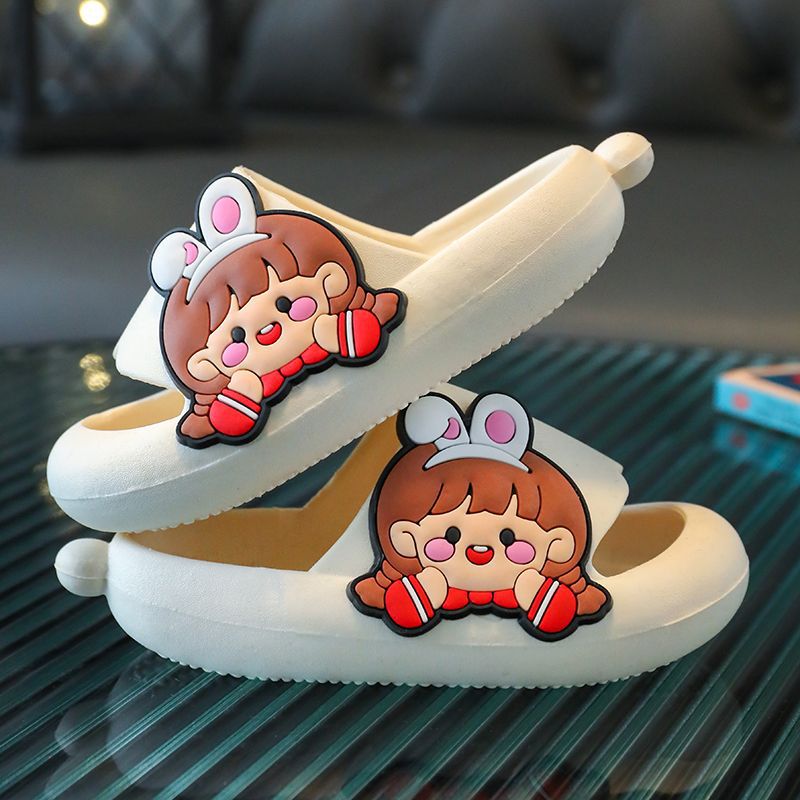 VLOVELAW Children's Slip-on Slippers Girls' Cute Princess Non-Slip Soft Bottom Home Outdoor Slippers Summer Wholesale