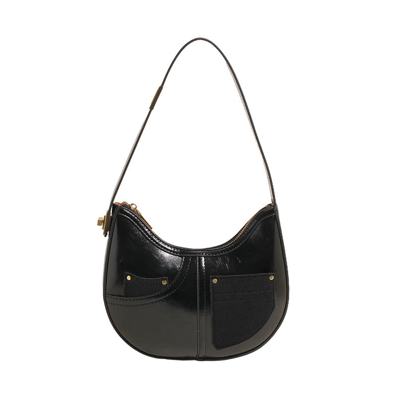 VLOVELAW 2025 High-end niche design bag women's popular new trendy versatile messenger bag fashionable one-shoulder underarm dumpling bag