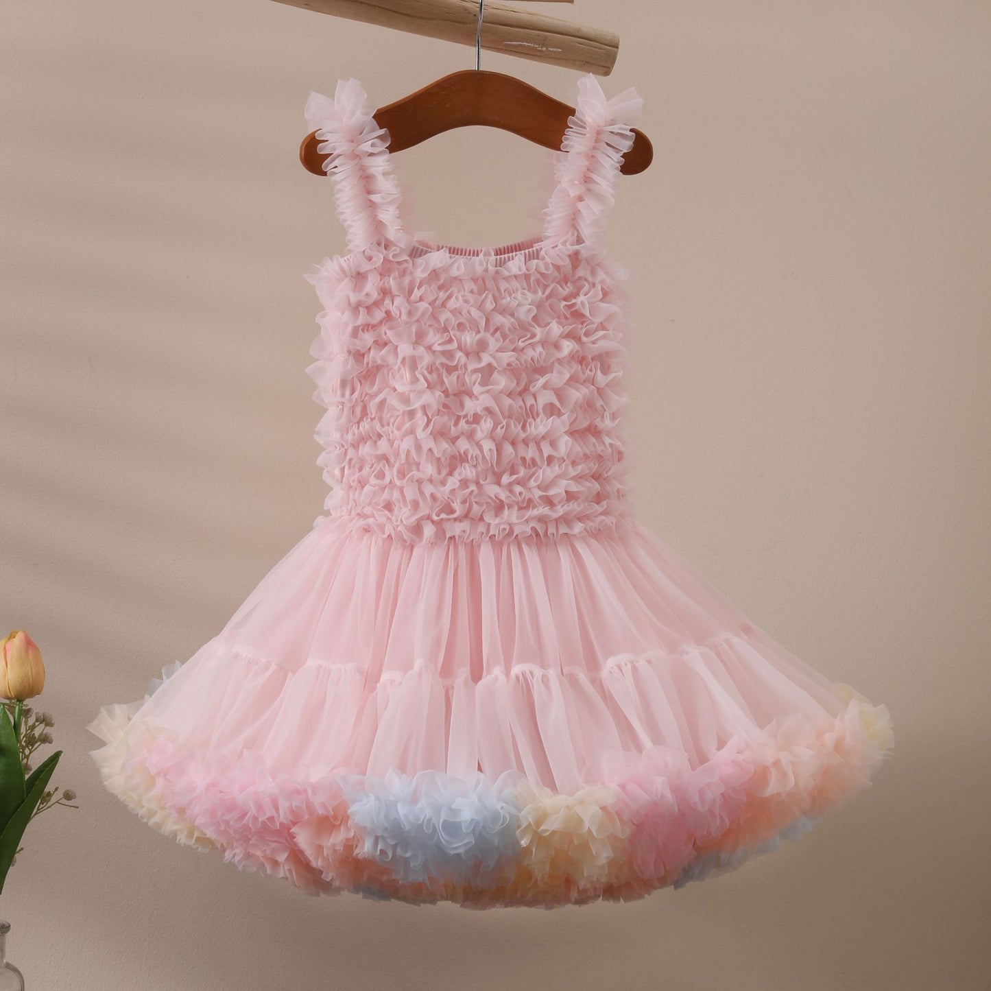 INS European and American Girls Dress Children's Pettiskirt Baby Princess Dress Tutu Skirt Children's Clothing Summer Class a Pleated Skirt