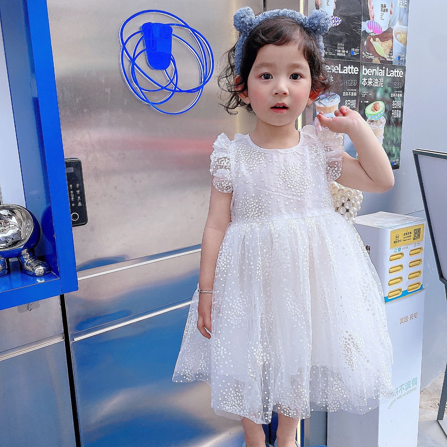 Girls' Dress Children's Clothing Wholesale 2025 Summer Western Style Butterfly Children's Princess Dress Baby Puffy Tulle Skirt