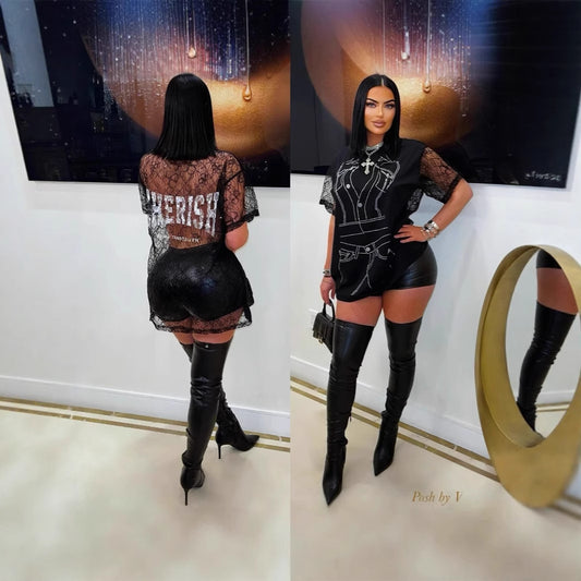 In the summer of , Popular,  and other New Popular trade will explode, printed lace back perspective backless loose and sexy T-shirt women