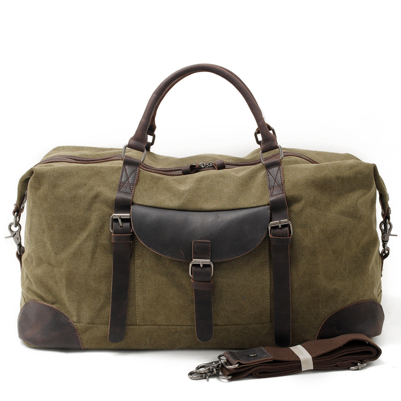 VLOVELAW 2025 Muchuan cloth bag large capacity canvas handbag messenger men's bag luggage bag mad horse leather travel bag household leisure simple