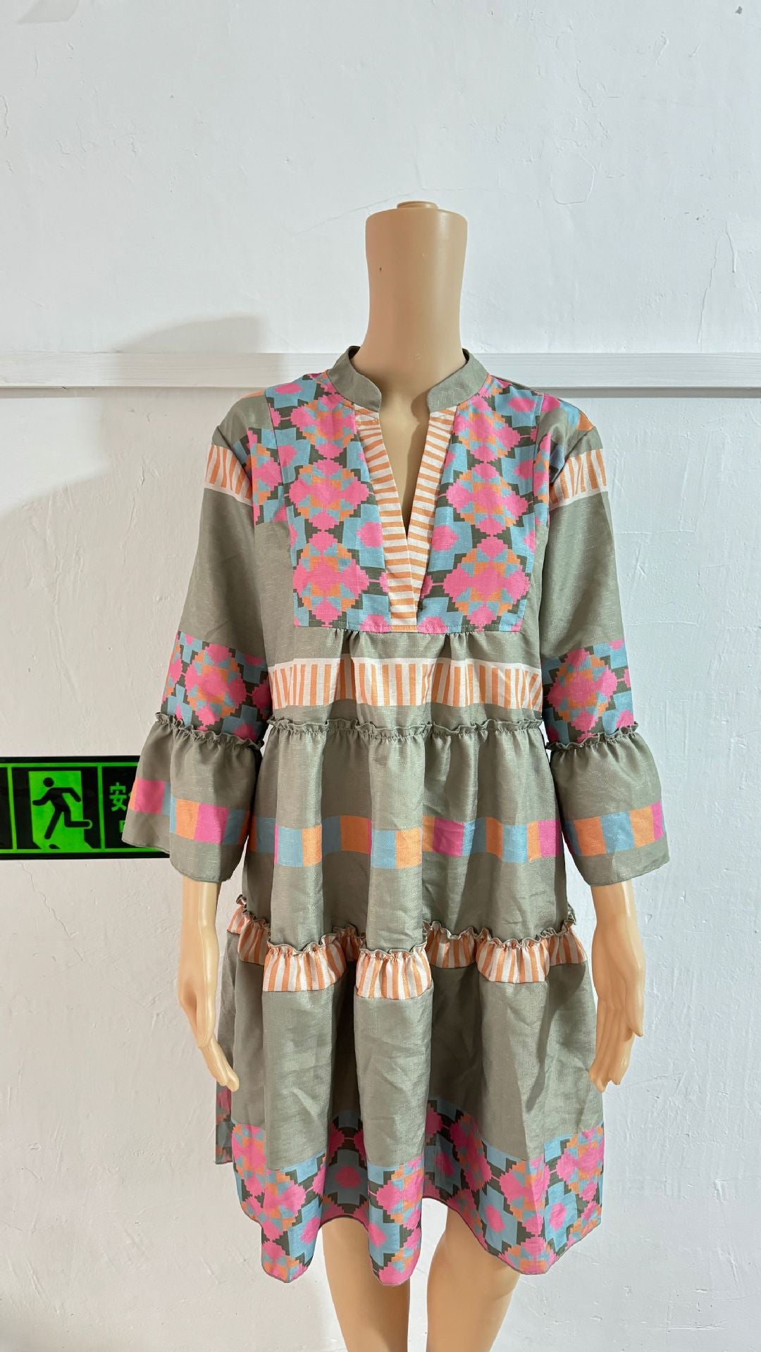 VLOVELAW Cross-Border European and American Fashion Retro Dress Ethnic Style