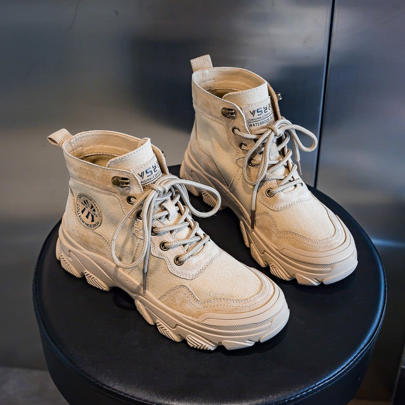 Ddoo Spring Martin Boots for Women New Spring and Autumn British Style Ins Street Snap Fashion Girls Ankle Boots
