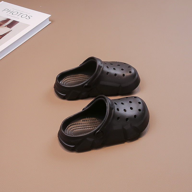 VLOVELAW Slip-on Hole Shoes Boys' Sandals Summer Breathable Medium and Big Children Lightweight Girls' Sandals Beach Shoes