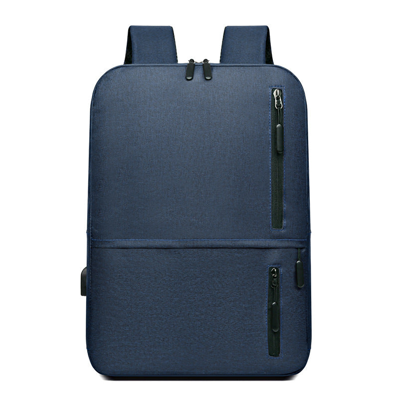 2025 New Men's Oxford Cloth Business Commuter Computer Bag Large Capacity Business Travel Backpack Rechargeable USB Bag