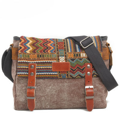 VLOVELAW 2025 Ethnic style SLR camera bag removal liner camera bag messenger bag micro single diagonal span bag drone small square bag