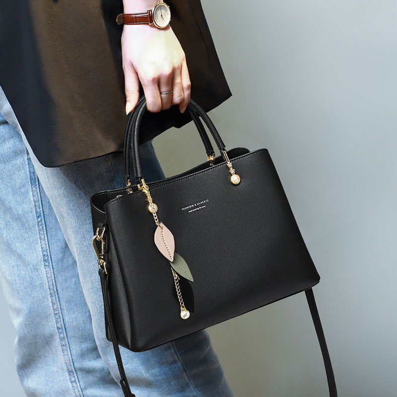Viney Bag New Bags Women's Bag Crossbody Bag Spring and Summer High-Grade Genuine Leather Mother Portable Shoulder Bag