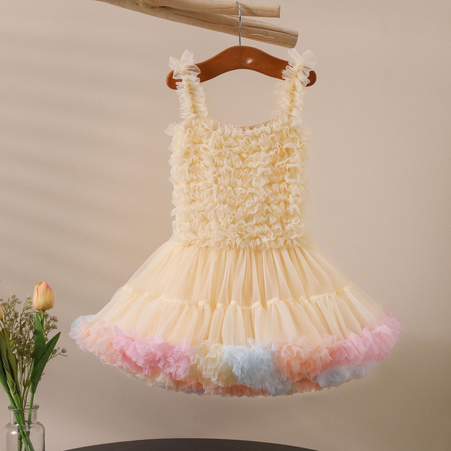 INS European and American Girls Dress Children's Pettiskirt Baby Princess Dress Tutu Skirt Children's Clothing Summer Class a Pleated Skirt