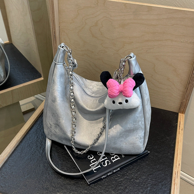 VLOVELAW 2025 Large capacity underarm bag women's popular new fashion commuter shoulder bag high sense niche versatile messenger bag