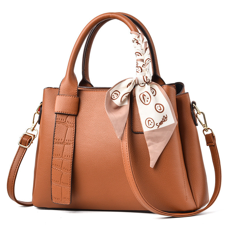 VLOVELAW 2025 Manufacturer fashion handbag women's large capacity popular new trendy atmosphere middle-aged mother lady oblique span women's bag wholesale