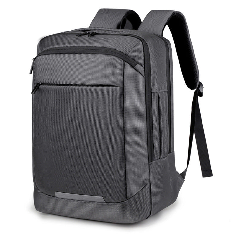 2025 Business backpack fashionable new large-capacity simple travel bag casual men's computer backpack male student schoolbag