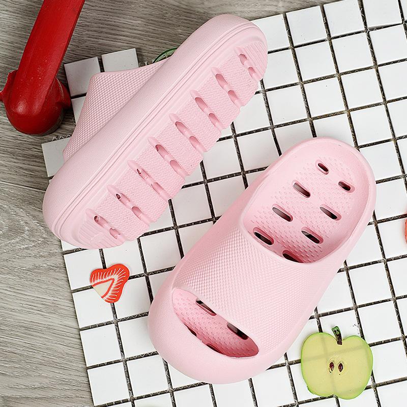 VLOVELAW Children's Slippers Summer Parent-Child Soft Bottom Non-Slip Bathroom Bath Cartoon Boys and Girls Outdoor Wear Beach Thick Bottom Non-Stinky Feet