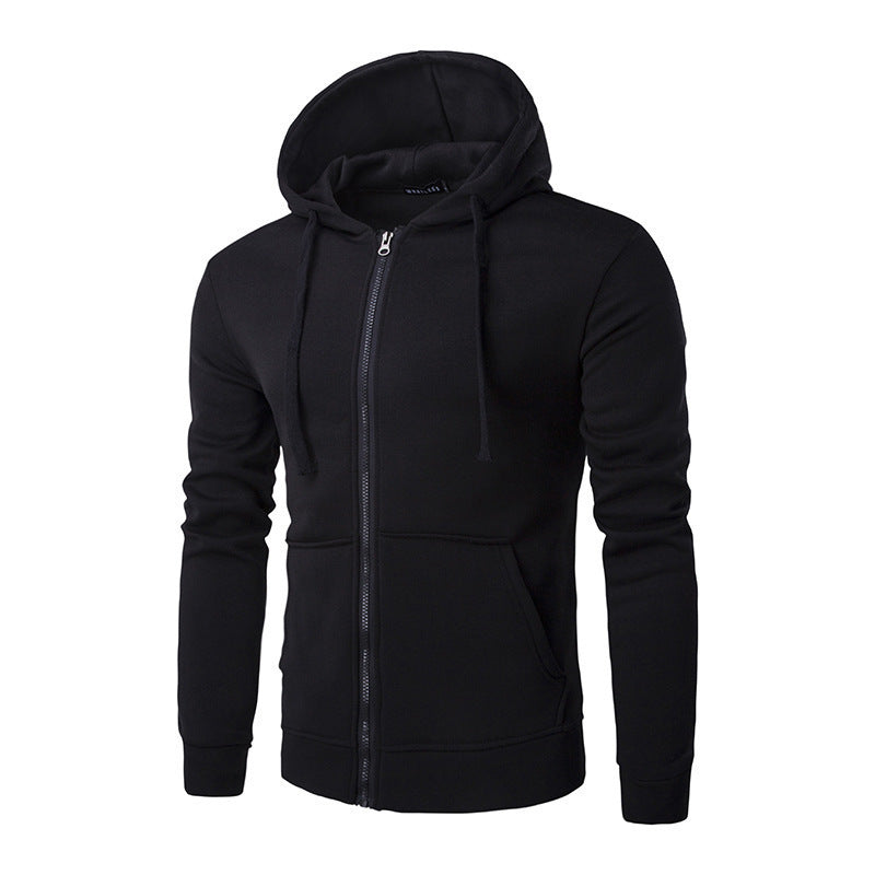 VLOVELAW 2025 Men's Sweater Hooded Zipper Sweater Men's Slim Fit Sports Leisure Sweater Men's Support Printed Logo