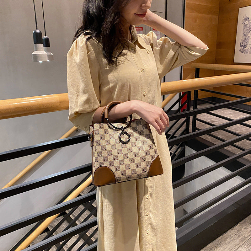 VLOVELAW 2025 Bag Women's popular New Fashion Bucket Bag Textured Handbag Women's Large Capacity One Shoulder Oblique Span Bag Women's Wholesale