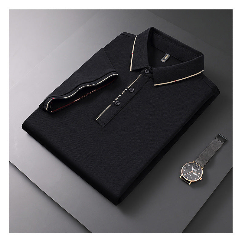 VLOVELAW 2025 POLO Shirt Summer Men's Lapel Men's Short Sleeve T-Shirt Sports Casual Versatile Breathable Men's Lapel Top