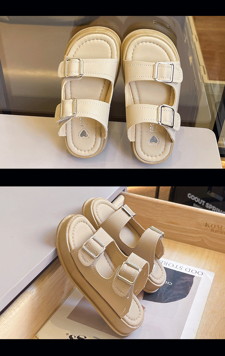 VLOVELAW Children Outerwear Slippers Birkenstock Summer New Girls' Korean Style Slippers Princess Shoes Boys' Sandals