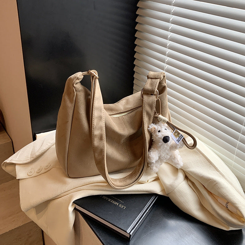 VLOVELAW 2025 Soft-faced large-capacity bag women's popular new shoulder tote bag fashionable versatile Popular-style student commuter messenger bag