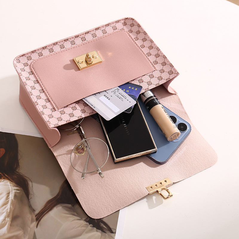 VLOVELAW Plush Small Square Bag Foreign Trade Wholesale mini Handbag Fashion Handbag Chain Bag Printed Crossbody Bag