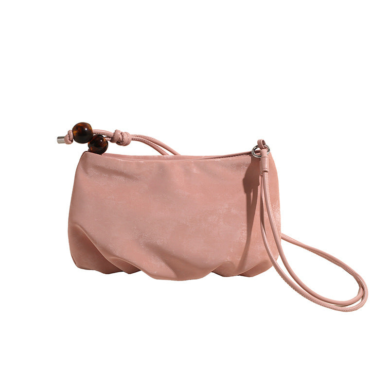 VLOVELAW 2025 Folded cloud bag women's popular new fashion and leisure niche design messenger bag high-end versatile small square bag