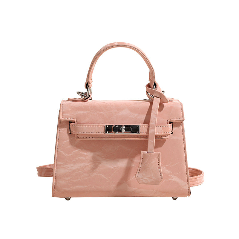 VLOVELAW 2025 Premium texture portable Kelly bag women's popular new trendy fashion shoulder messenger bag niche design versatile bag