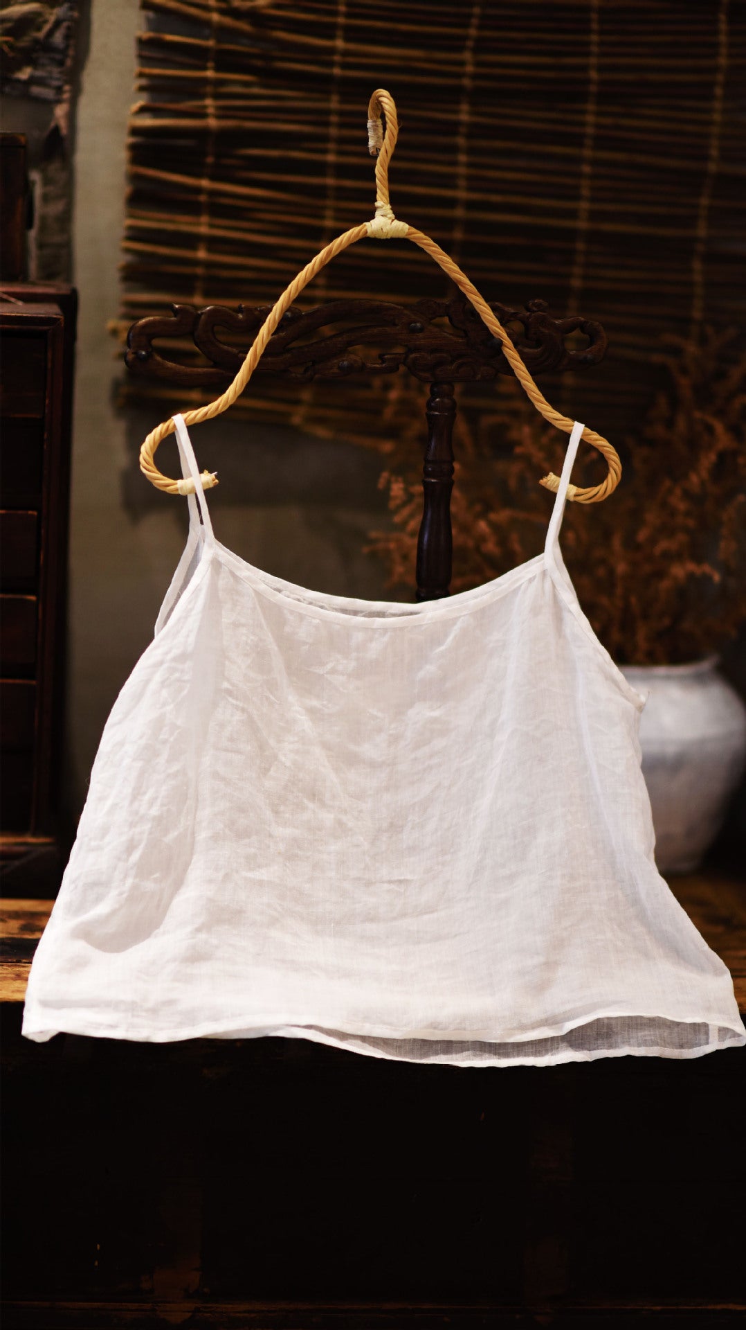 2025  22/5 small master, literary and retro light and casual pullover, one-word collar summer sunscreen ramie shirt