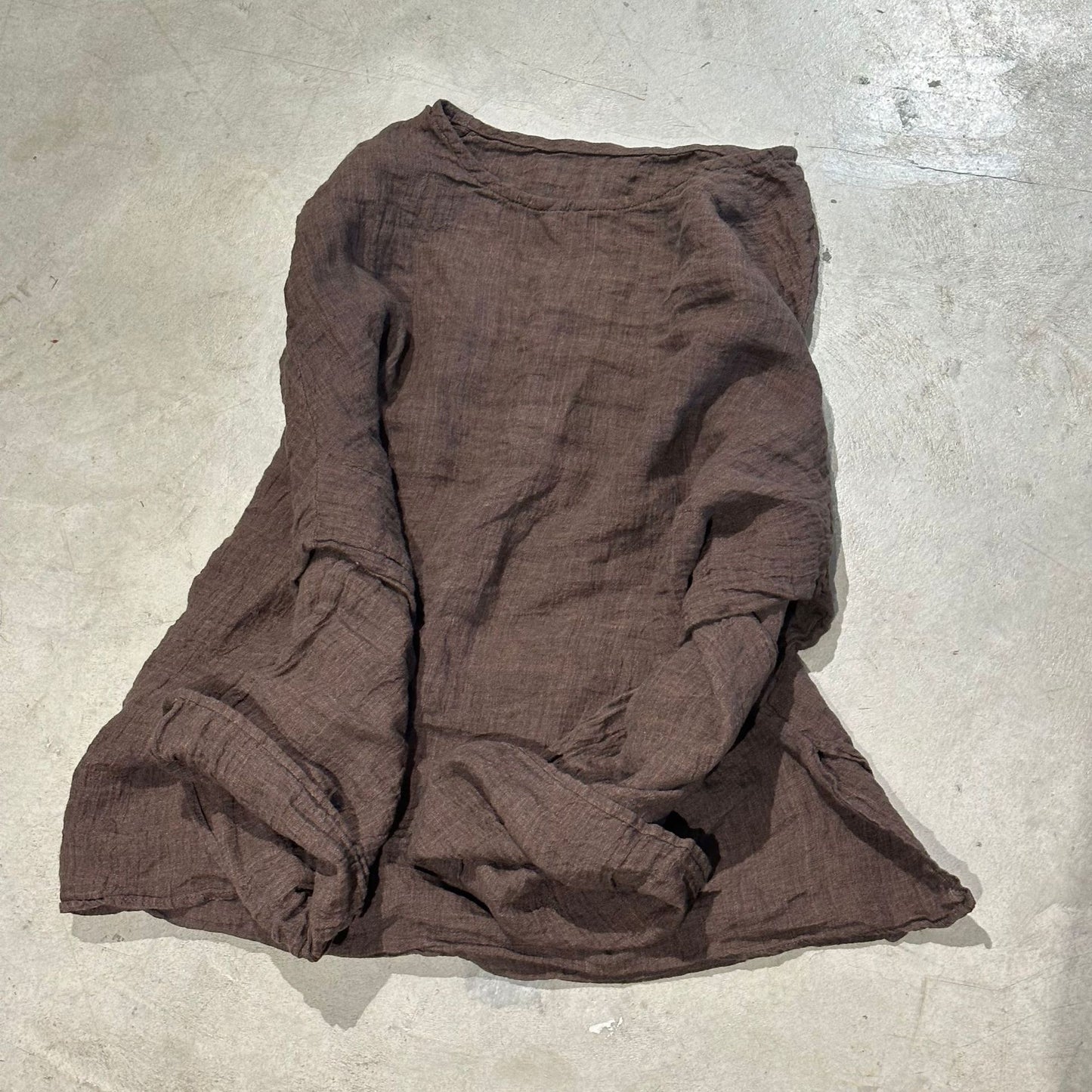 2025 22/3/Shirt, spring literary and retro textured linen loose pullover shoulder lazy shirt