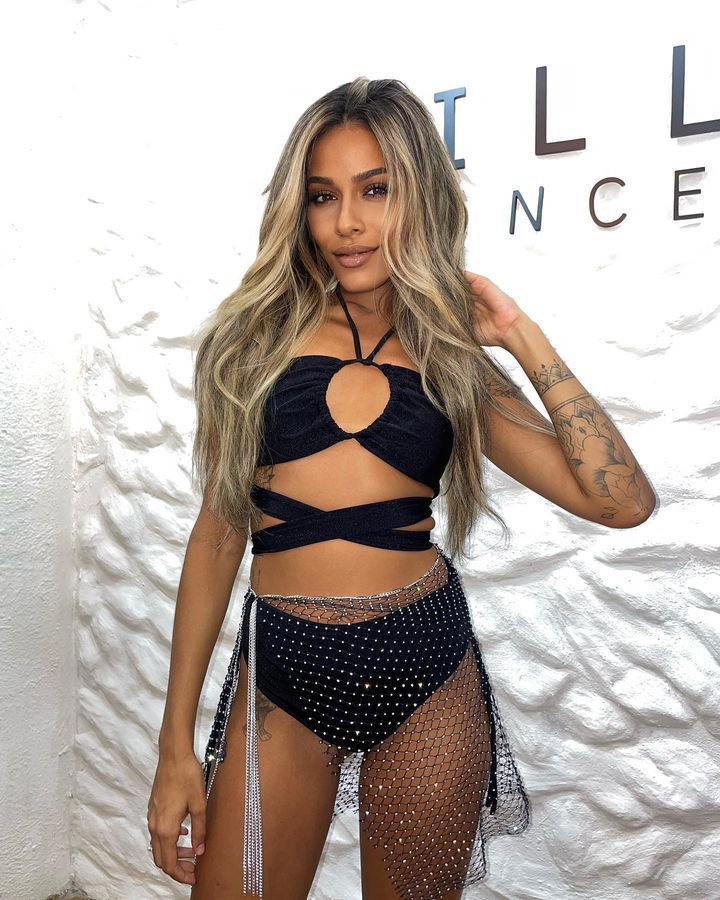 2025  120079 Popular and 2025 2023 waist chain  rhinestone fishing net sexy hollow net drill skirt women