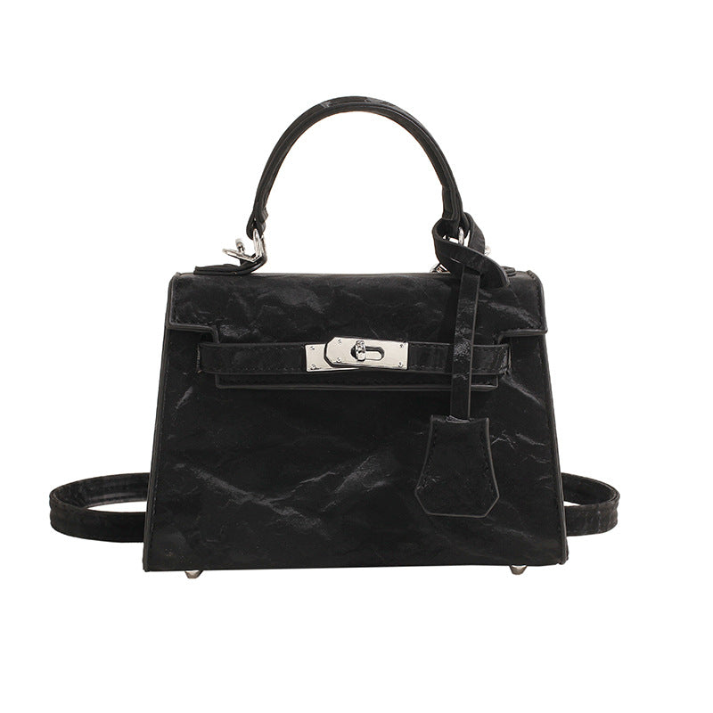 VLOVELAW 2025 Premium texture portable Kelly bag women's popular new trendy fashion shoulder messenger bag niche design versatile bag