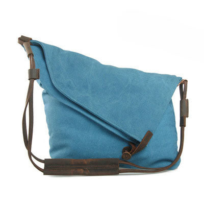 VLOVELAW 2025 Muchuan canvas women's bag shoulder bag messenger bag retro literary cloth bag trendy men's and women's canvas bag commuter