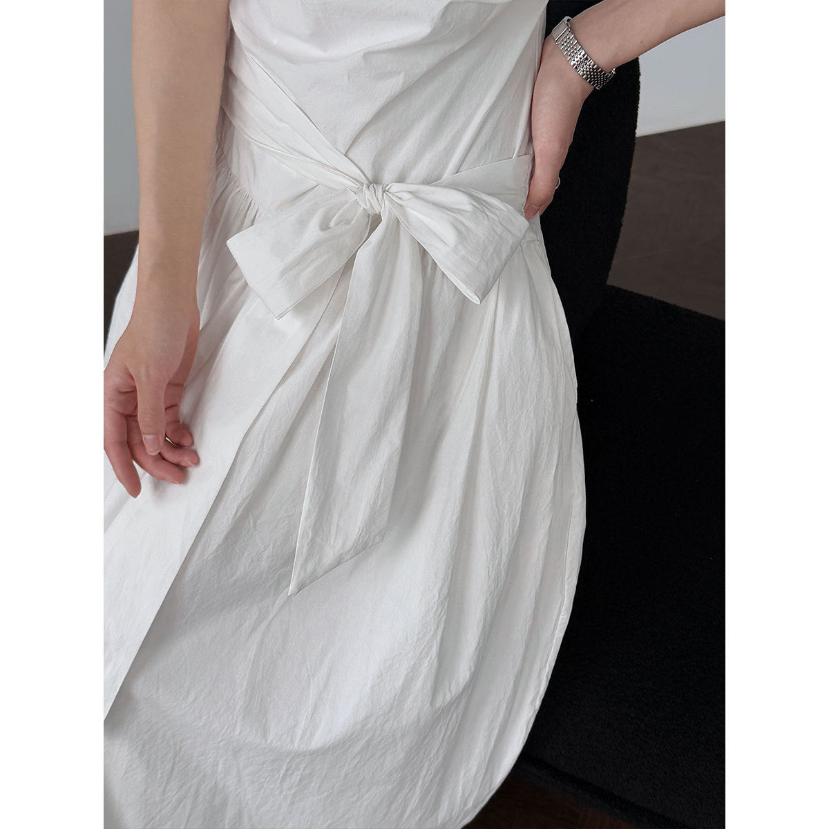 Luxi, Korean waist and thin bud vest skirt, summer new lazy wind sleeveless strap-on dress 9749