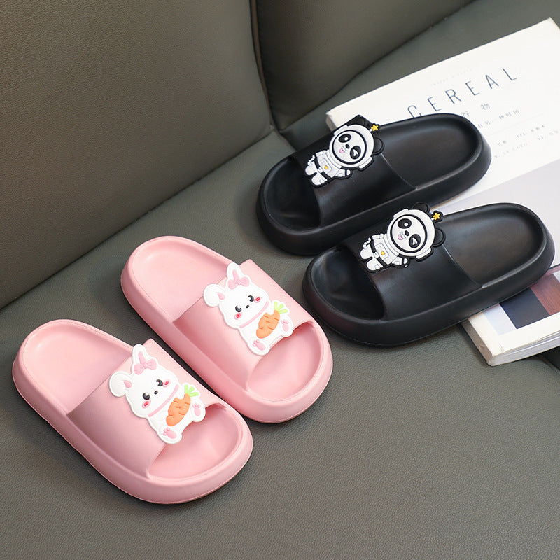 VLOVELAW Children's Slippers Eva Boys and Girls Summer Outwear Non-Slip Baby Shit Feeling Kid Cartoon Cute Flip Flops