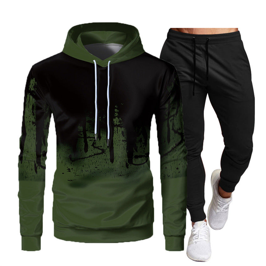 VLOVELAW 2025 new hoodie men's sports, sweater men's light plate hoodie casual sweater set