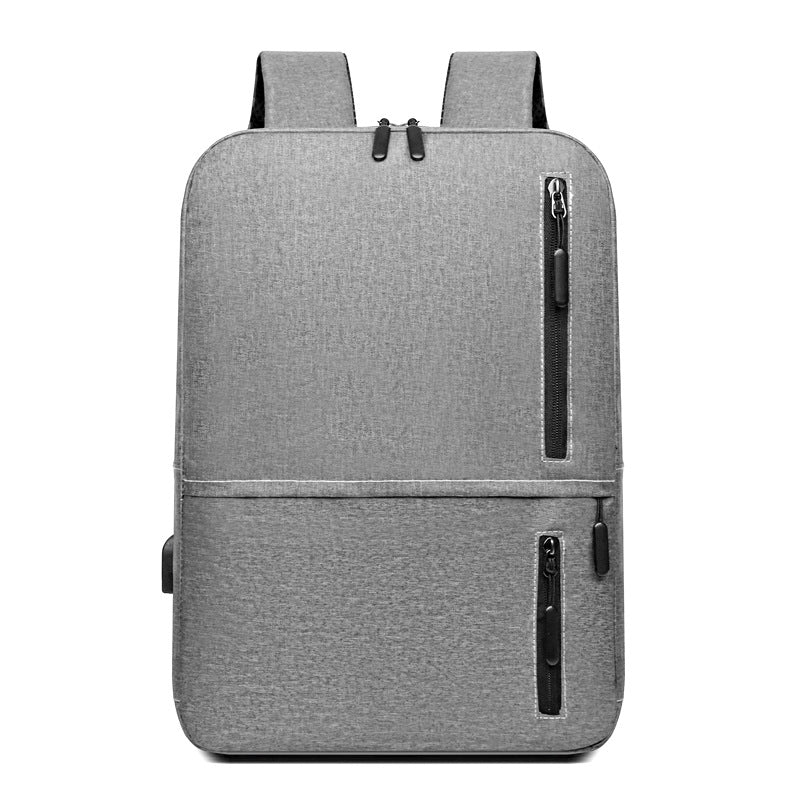 2025 New Men's Oxford Cloth Business Commuter Computer Bag Large Capacity Business Travel Backpack Rechargeable USB Bag