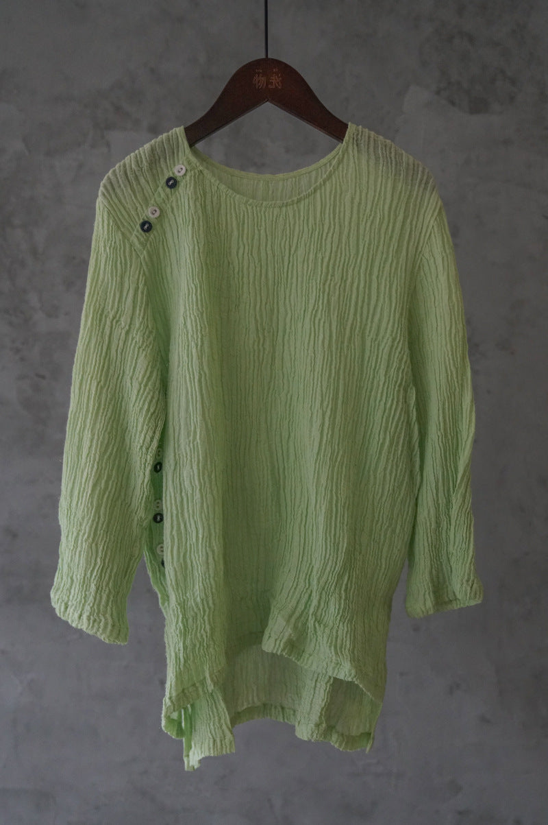Mihe Special Offer (02) Autumn and Winter Cotton and Linen Shirt/Sweater/Dress/Pants/Cotton Jacket/Jacket -9.17