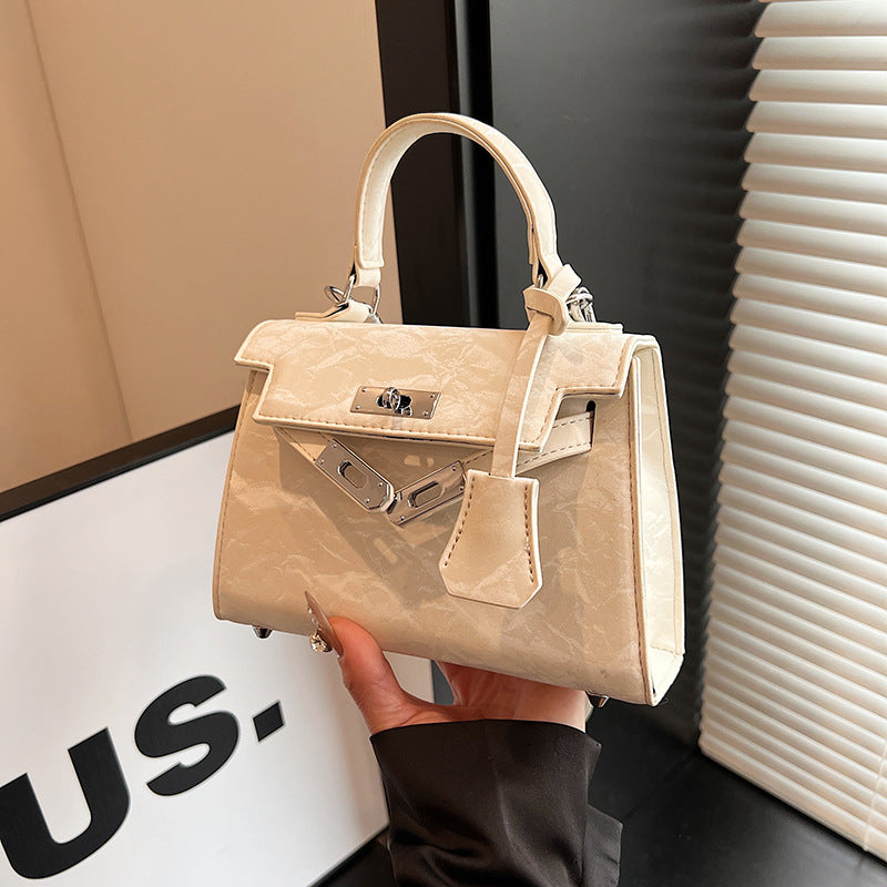 VLOVELAW 2025 Premium texture portable Kelly bag women's popular new trendy fashion shoulder messenger bag niche design versatile bag