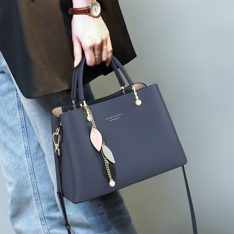 Viney Bag New Bags Women's Bag Crossbody Bag Spring and Summer High-Grade Genuine Leather Mother Portable Shoulder Bag