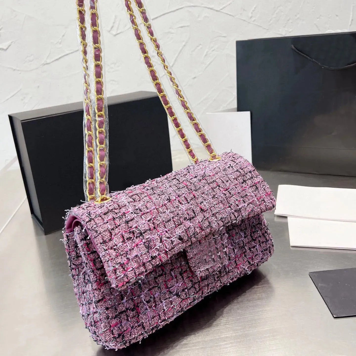 10A Designer Bag Fashion Women Shoulder Bag Black Purse Tote Beach Bag Shopping Wallet On Chain Handbag Leather Shoulder Bag Purse Crossbody Classic Flap Lattice Bag