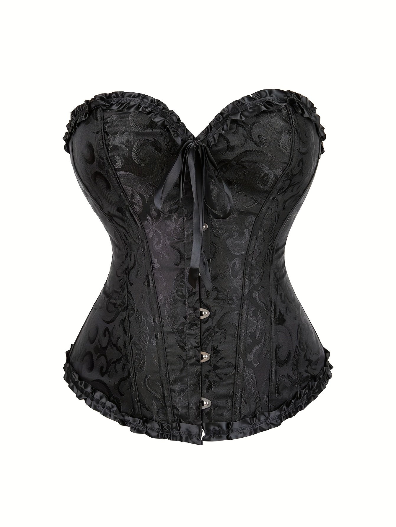 1pc Sexy Tunic Waist Vest Girdle European And American Court Bodysuit With Black Mesh Dance Skirt Prom Bodysuit With Skirt