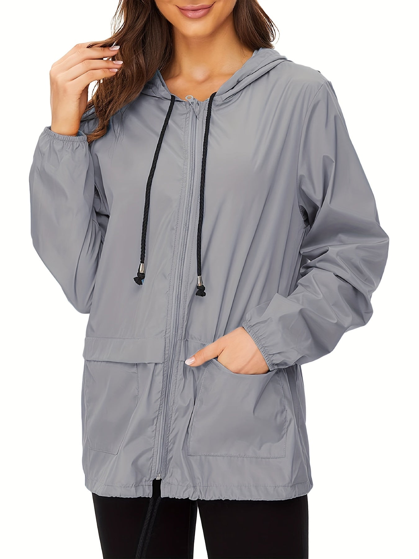 vlovelaw  Women's Outwear Lightweight Rain Jacket Women Packable Raincoats Jacket