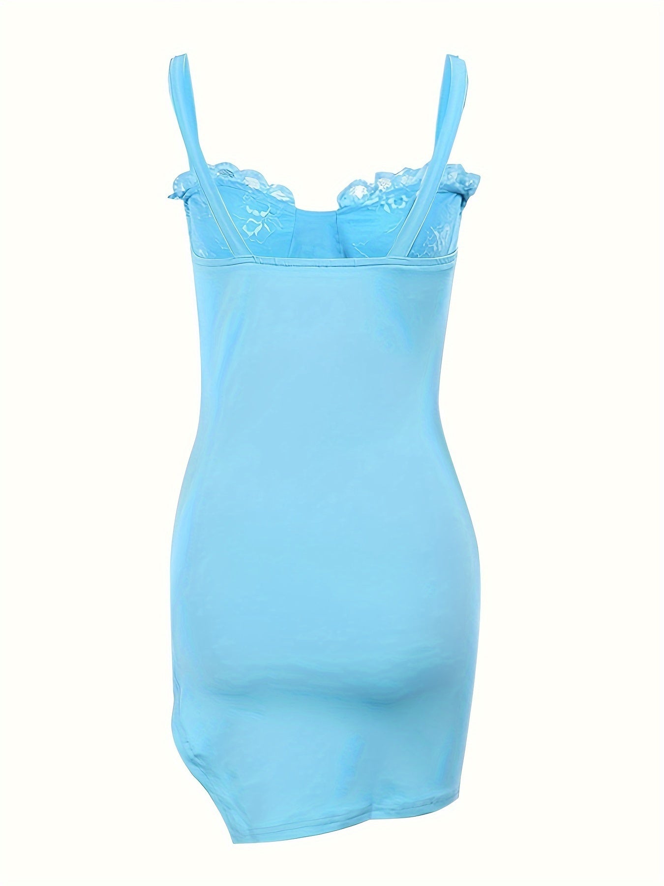 Bustier Bodycon Staple Dress, Casual Sleeveless Asymmetric Hem Dress, Women's Clothing
