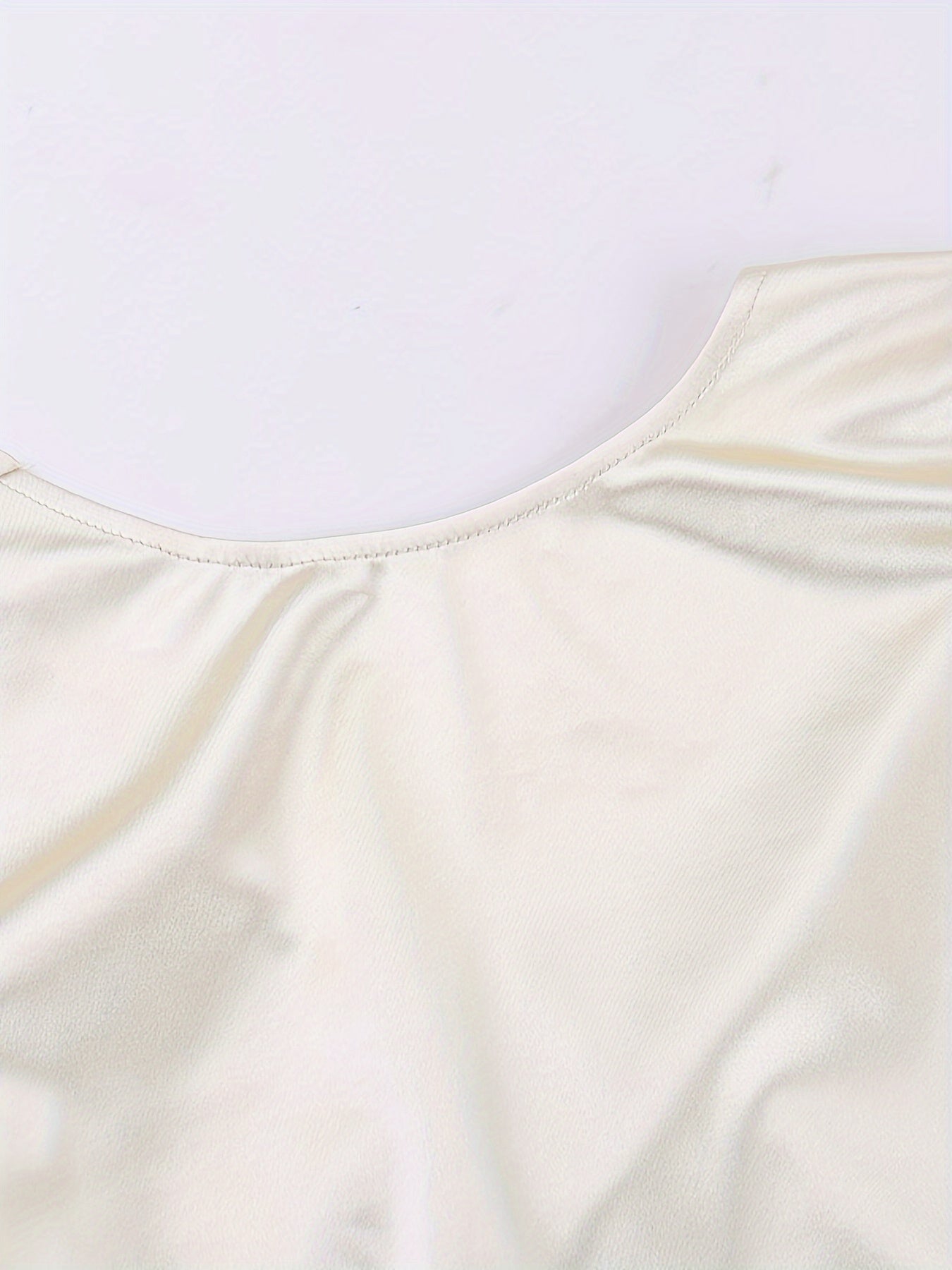 vlovelaw Satin Boat Neck Dress, Elegant Long Sleeve Draped For Spring & Fall, Women's Clothing