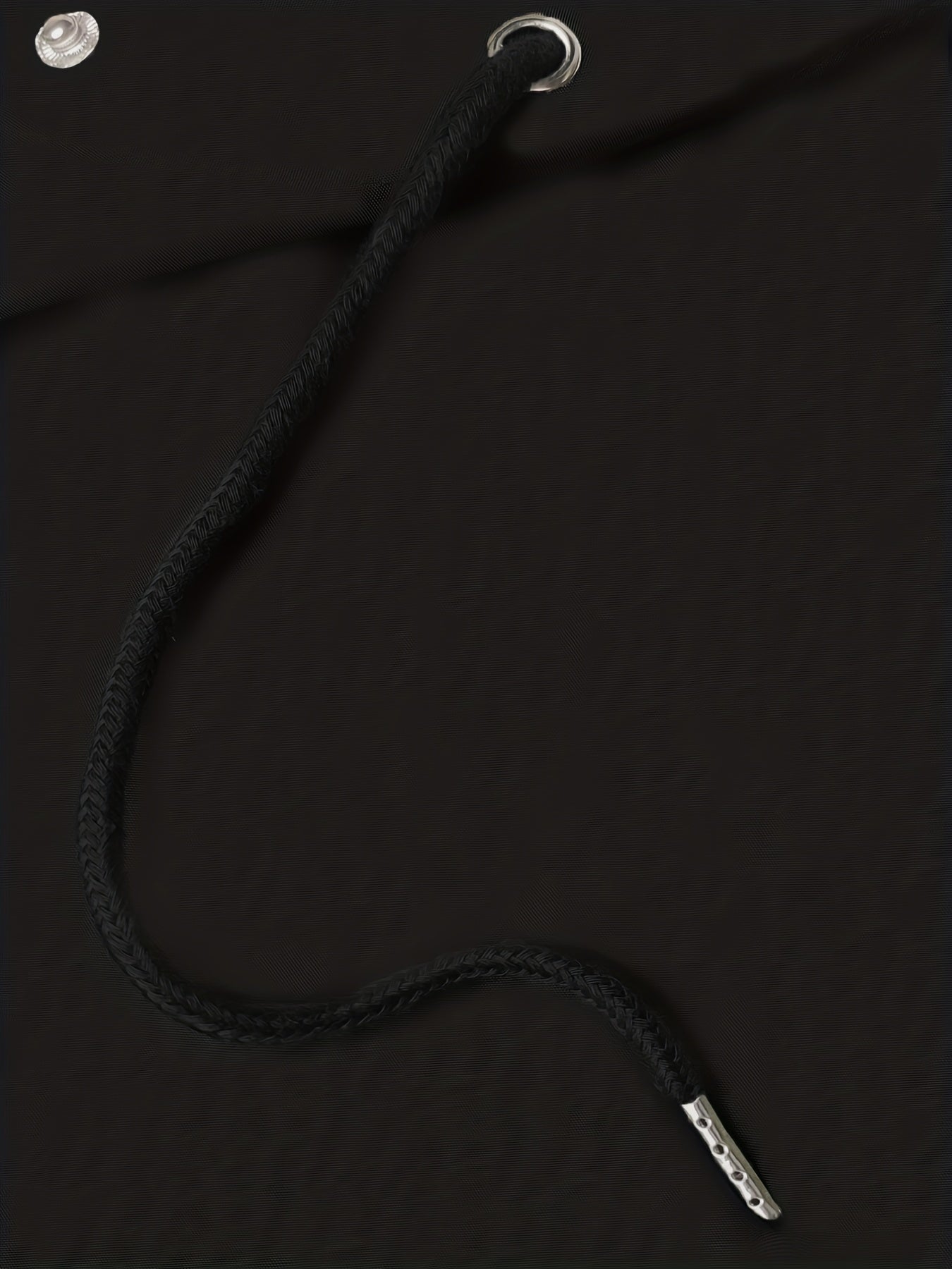 vlovelaw  Drawstring Hooded Jacket, Casual Button Front Long Sleeve Outerwear, Women's Clothing